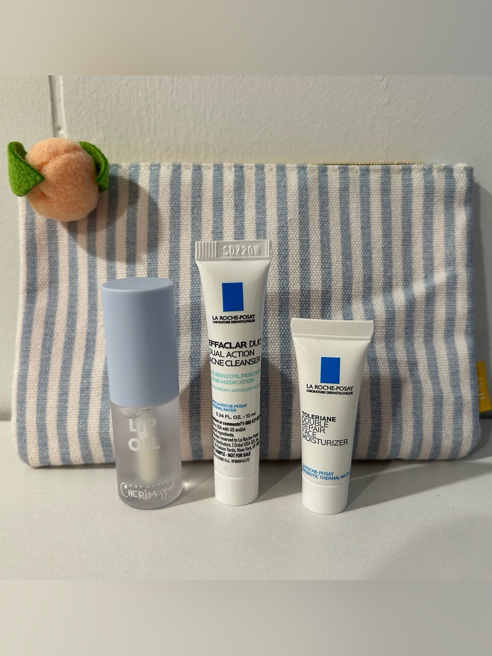 La Roche-Posay Dual Action Cleanser, Toleriane Moisturizer & Lip Oil Set
